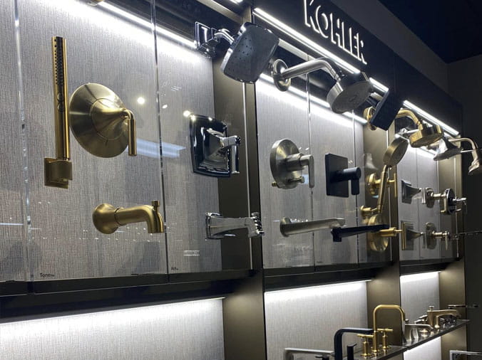 Kohler faucets at The Plumbing Warehouse Monroe LA